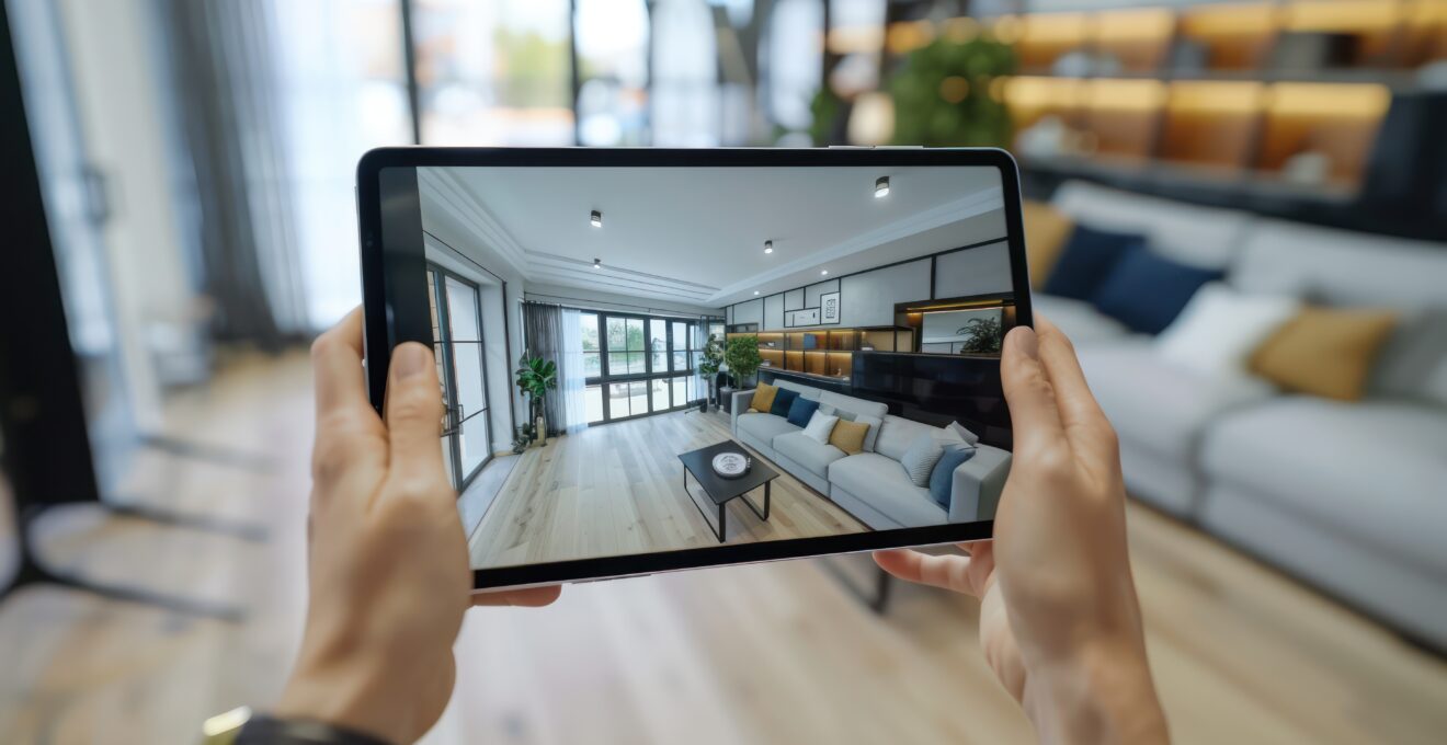 visite virtuelle proposée par une agence immobilière