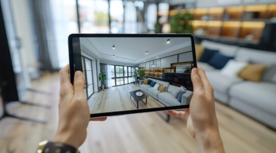 visite virtuelle proposée par une agence immobilière